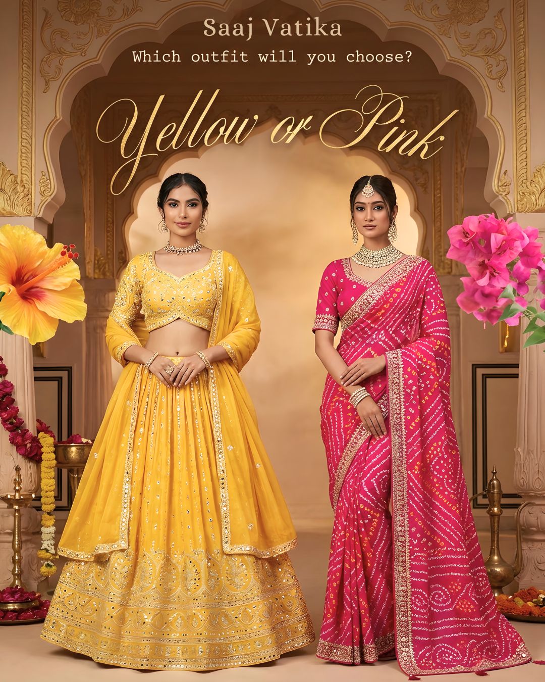 Traditional Indian Fashion Photography & Branding | Saaj Vatika