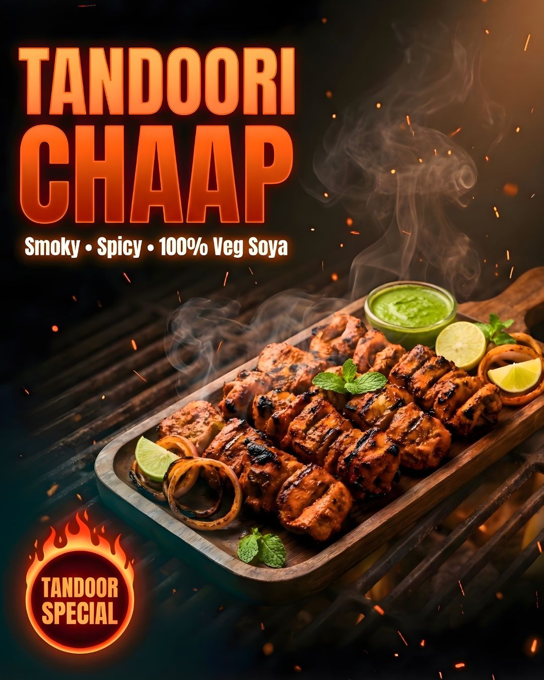 Cinematic Food Photography for Restaurants | Tandoor Special