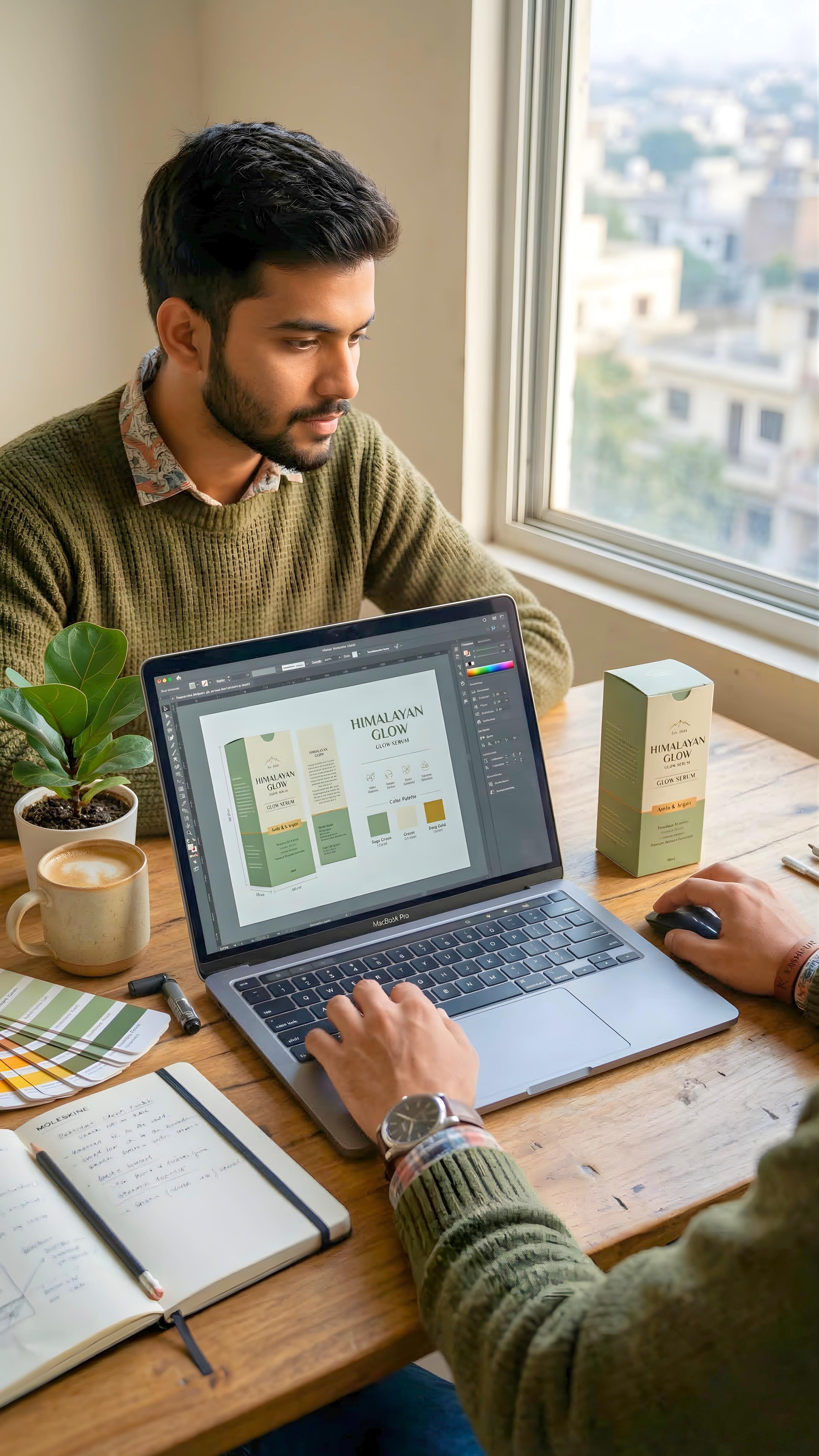 Professional Product Packaging and Brand Identity Design Process