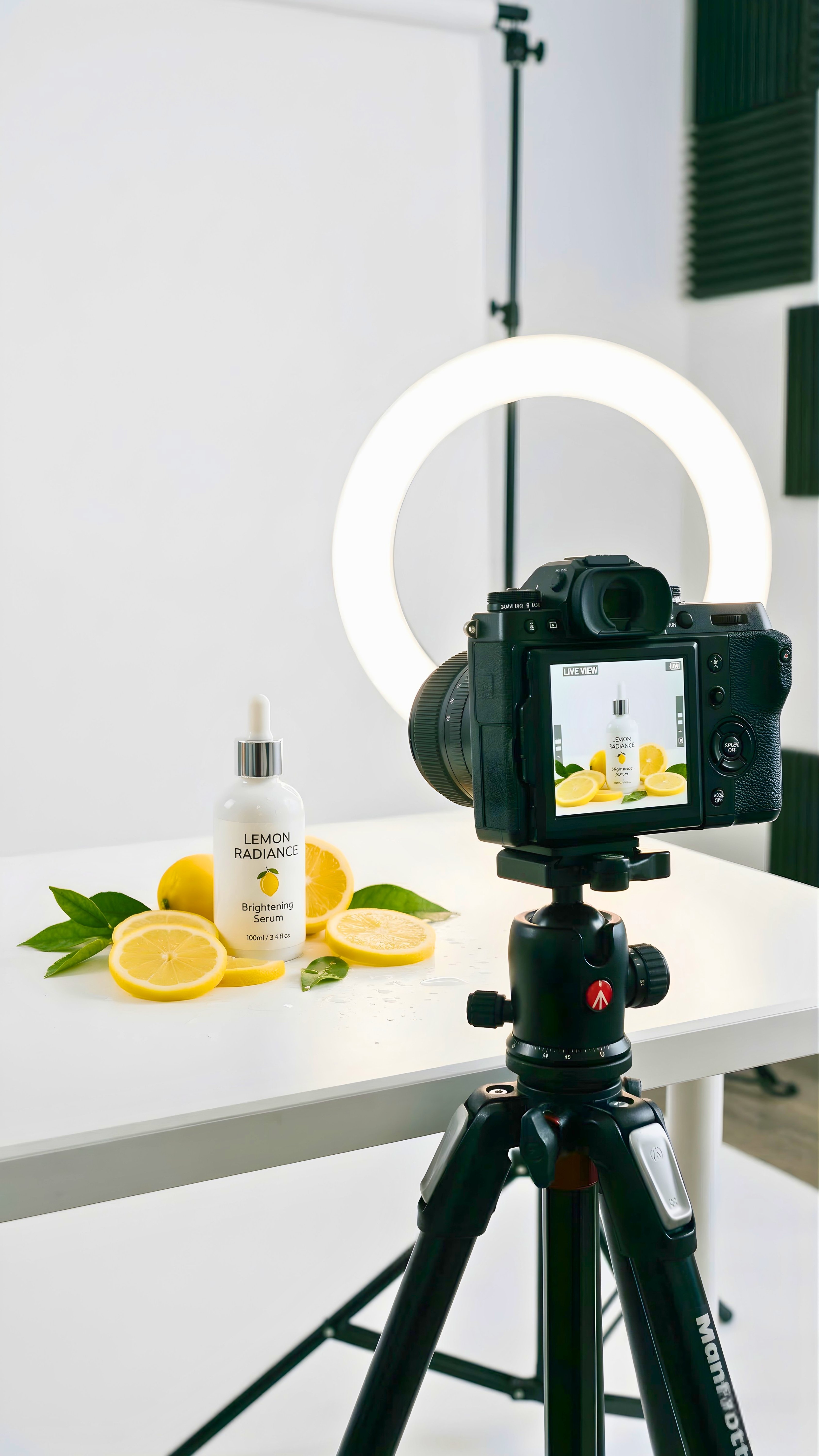 High-End Commercial Product Photography for Skincare Branding